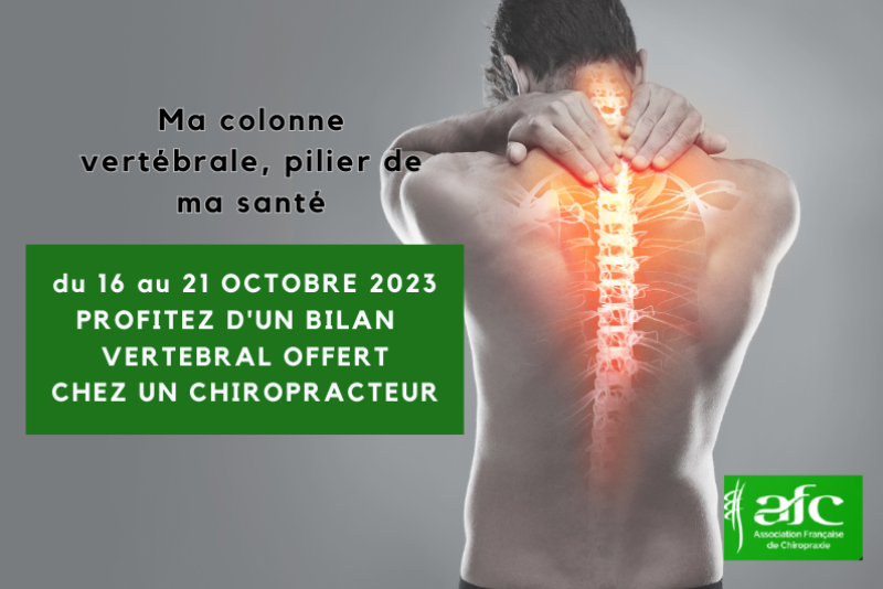 Mobilisation des chiropracteures dans le cadre de la journée mondiale de la colonne vértebrale